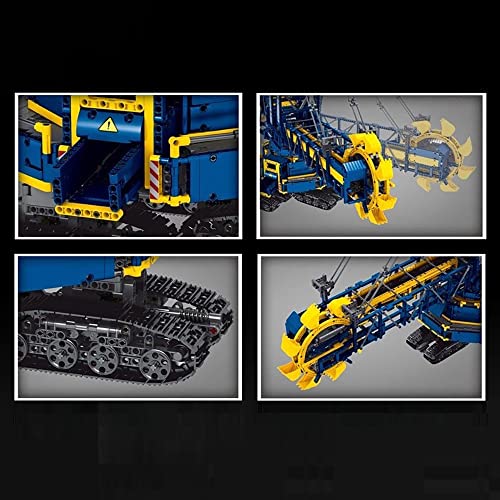 KESYO Technik Kran, MK 17013 Technik Kran Ferngesteuert, 4588 Teile Technic Kran Motorisierte Modell, Custom Bausteine… – Bild 5