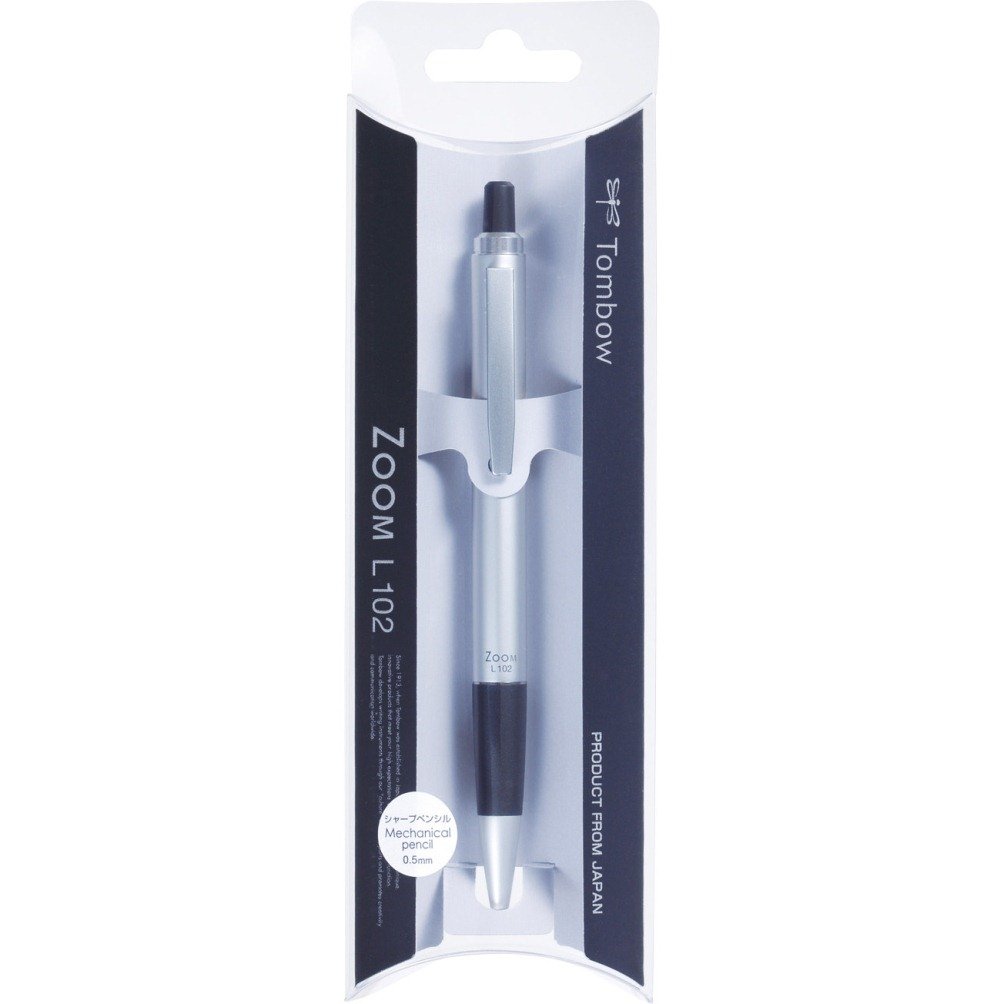 Amazon.co.jp: トンボ鉛筆 シャープペン ZOOM L102 0.5 シルバー DLA
