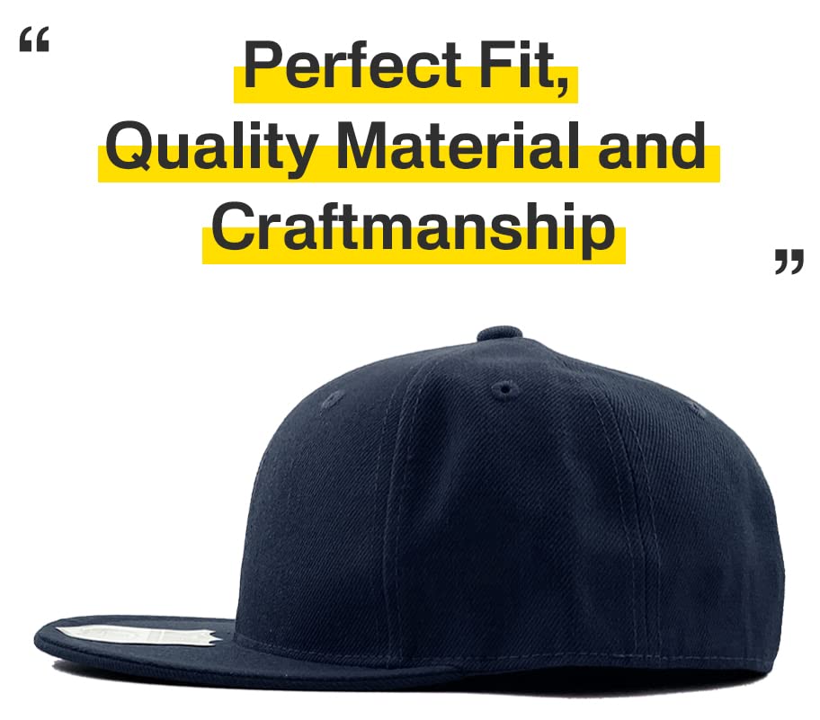 Image of KBETHOS Original 6 Panel Flat Brim True-Fit Fitted Cap