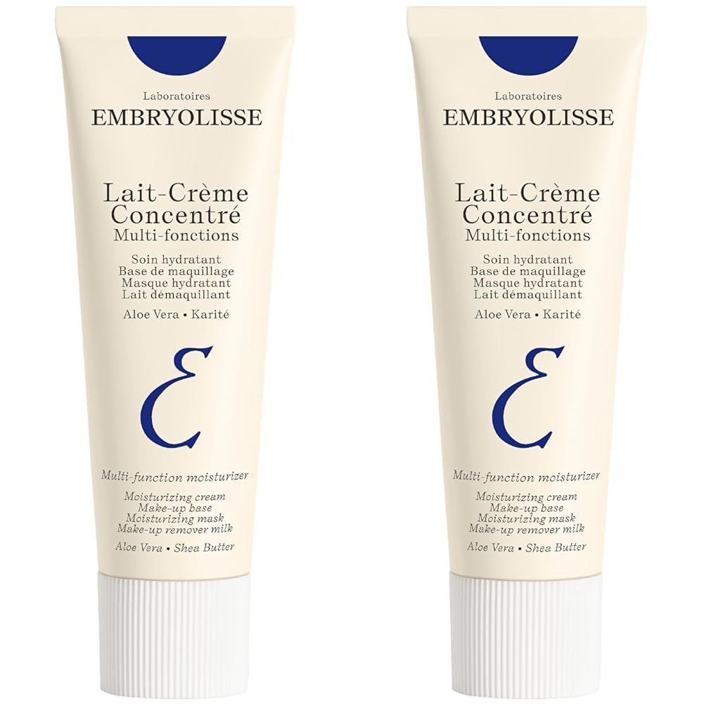 Embryolisse, Lait-Crème Concentré, 3 in 1 Multifunction Moisturiser, Primer, Moisturiser, and Make-up Remover, Moisturises