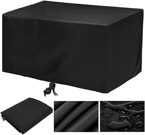 Fundas para muebles de patio, funda impermeable para sofá al aire libre, 68 x 38 pulgadas, funda para mesa y silla, fundas resistentes y duraderas