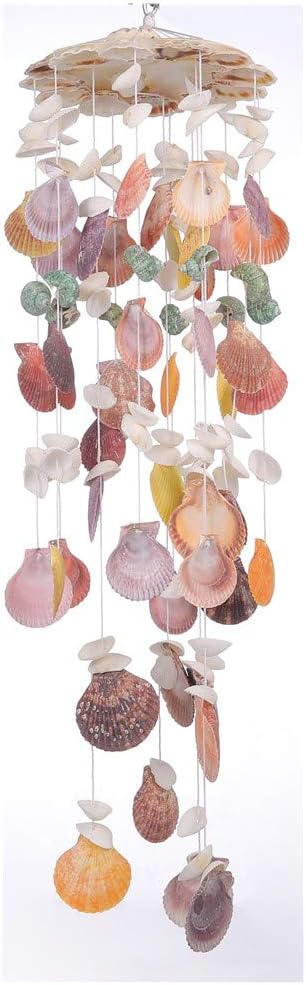 Nature's Melody Wind Chimes for Indoor, Seashell Tuned Unique Design, 25”