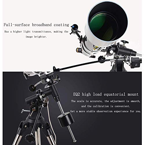 Telescopio Astronómico Refractor con Trípode y Ocular miniatura 3