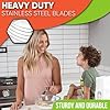 Spring Chef Dough Blender, Top Professional Pastry Cutter with Heavy Duty Stainless Steel Blades, Large Size, Black #3