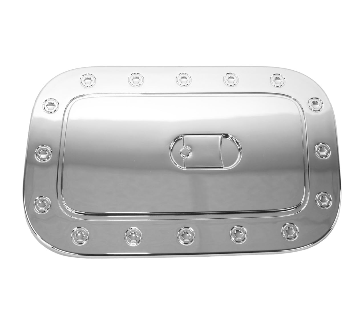 Razer Auto Triple Chrome Gas Door Cover for Long Truck Bed ONLY! (Chrome) for 2015-2017 Chevy Colorado & 2015-2017 GMC Canyon