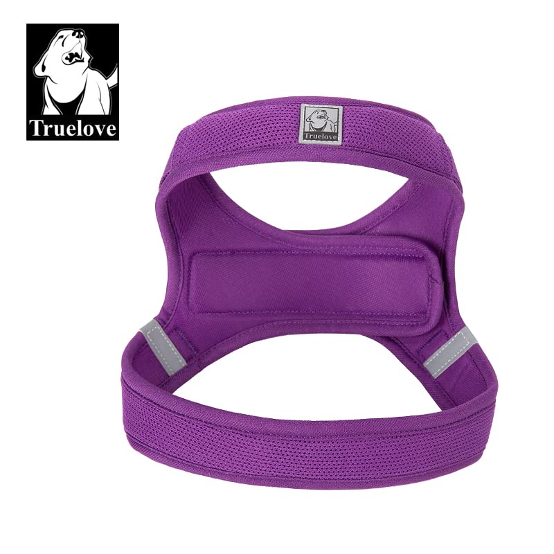 WINHYEPET Truelove Dog Harness Soft Mesh Reflective Breathable Step-In Dog Harness,Easy Adjustment Harness with Safety Buckle for Extra Small and Small Dogs Vest Harness TLH3013(Purple,M) - Image 2