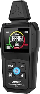 LCDDisplay Screen Electromagnetic Magnetic Field Radiation Detector EmissionDosimeter Tester For Home Inspection Office Nuclear Radiation Monitors Data Recorder Power Pollution Monitors Research EMF