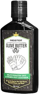 Meister Glove Butter (6 oz.) - Rejuvenates Golf Gloves, Baseball Gloves and Other Leather Gloves