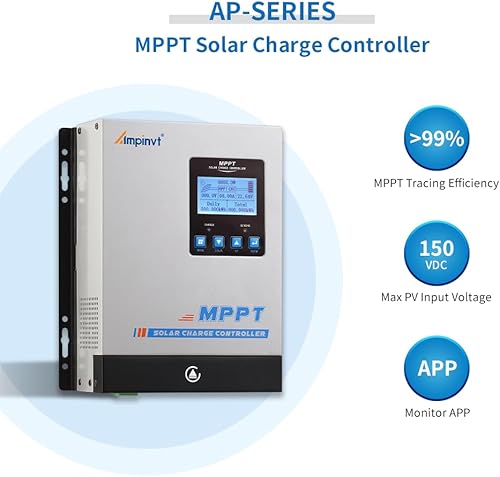 Miniatura 2 de Controlador de carga de panel solar de 40 A, MPPT, regulador de batería solar de 12 V, 24 V, 36 V, 48 V, entrada automática de 150 V, apto para