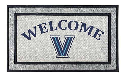 KH Sports Fan 18x30 Gray Villanova Wildcats Welcome Doormat NCAA Rug