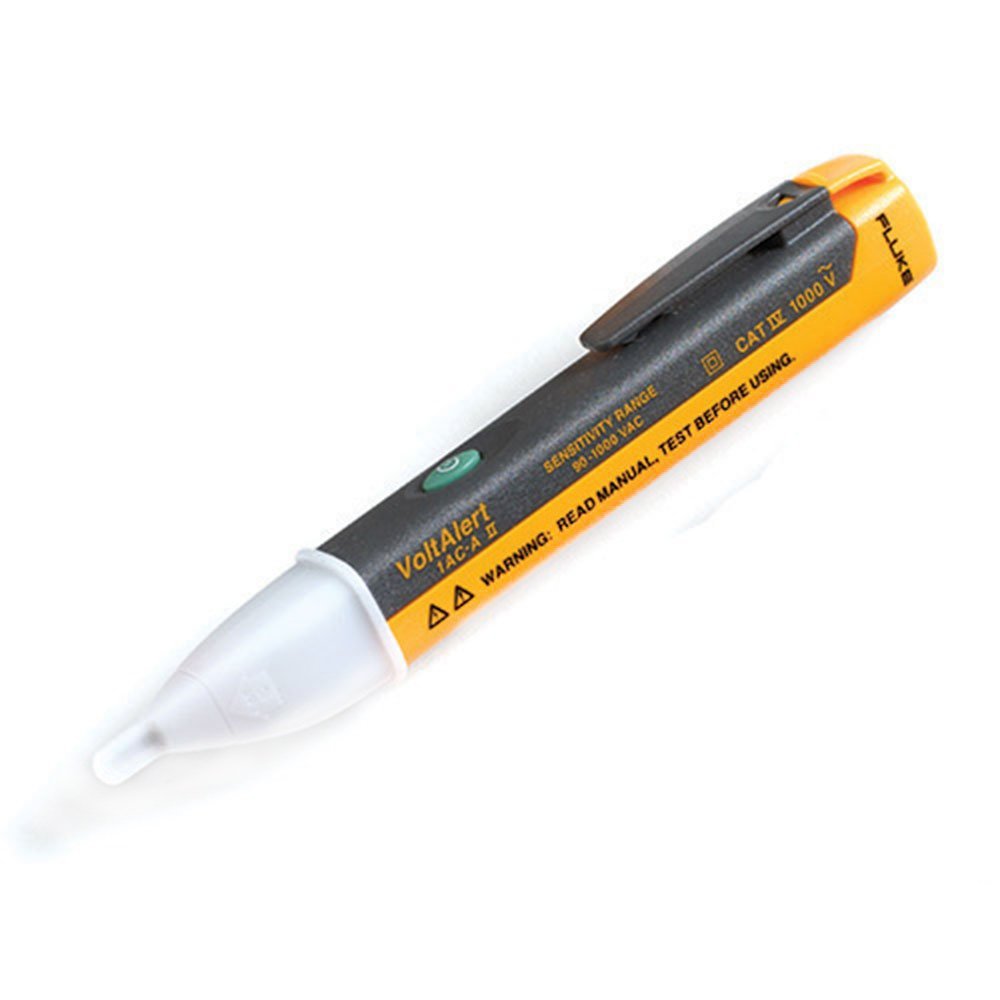 Fluke 1AC VoltAlert Detector de voltaje sin contacto 200 a 1000 voltios AC con zumbador audible y luz indicadora