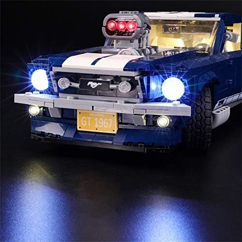 Lightailing Light Set for (Creator Expert Ford Mustang) Building Blocks Model - Led Light kit Compatible with 10265(NOT Included The Model) - 3
