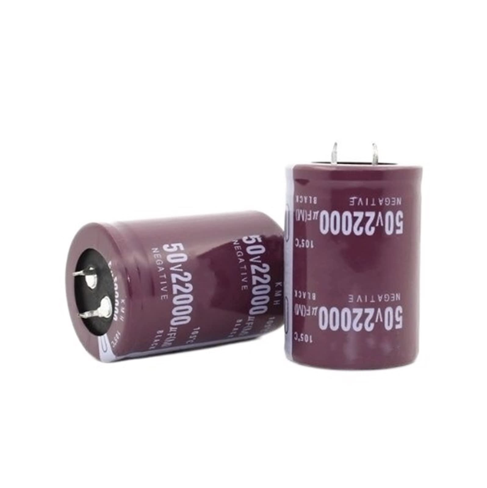 Condensateurs 50V 22000uF pour réparation d'amplificateur audio et hifi