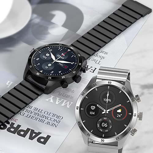 TYBERLEY Men's Smartwatch 1.32" HD Round Screen Bluetooth Talk Activity Tracker Blood Pressure/Oxygen/Heart Rate/Sleep Monitoring IP67 Waterproof Sports & Fitness Watch for Android iOS - Image 4