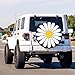 Foruidea Daisy Flower Spare Tire Cover Dust-Proof Wheel Tire Cover Fit Trailer, RV, SUV and Many Vehicle 15 Inch