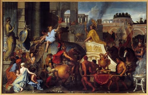 Toile d'Alexandre le Grand par Charles Le Brun avec impression jet d'encre premium 60x90cm