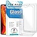 iPhone X Screen Protector - Tek Rage (Clear, 2 Packs) Anti-Shatter Tempered Glass Protectors with Guide Frame for Apple iPhoneX/10 [3D Touch Accurate] Anti Impact Case Friendly
