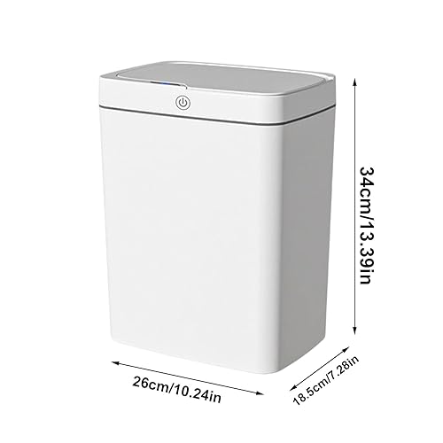 Miniatura 6 de Bote de basura automático de 18 litros  Cubo de basura inteligente autosellado con apertura de sensor  Cubo de basura silencioso impermeable anti