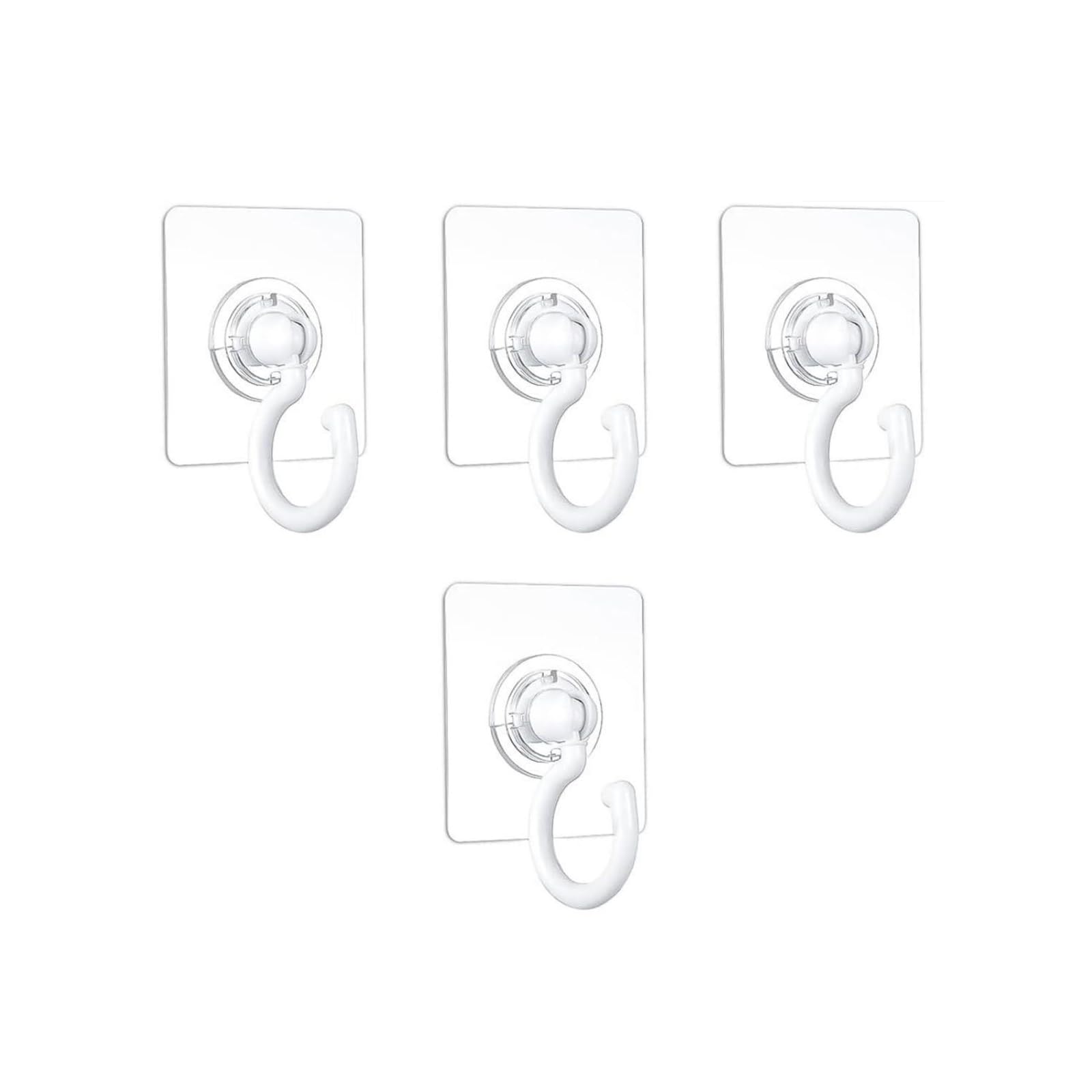 Acheter LUTFI Crochets Autocollants Rotatifs à 360, 4 PCS Crochet Adhésif Plafond, Plafond Sans Percer, Muraux Salle De Bain, Autocollant Pour Bain Toilettes Cuisine ? Comparer Chez