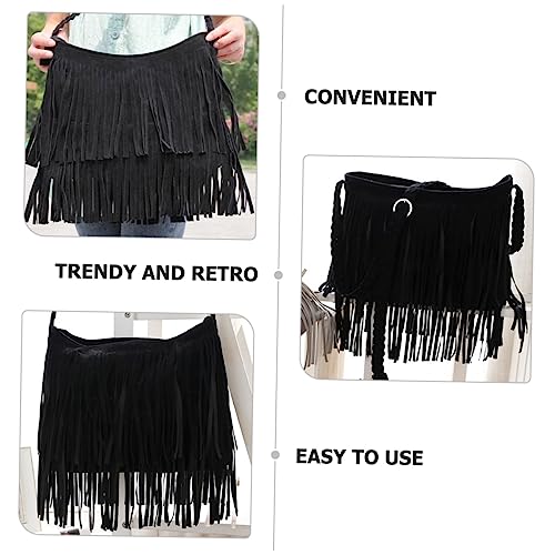 frosted summer vintage Lady bags messenger bag Messenger Fringed bag wallet European and American2