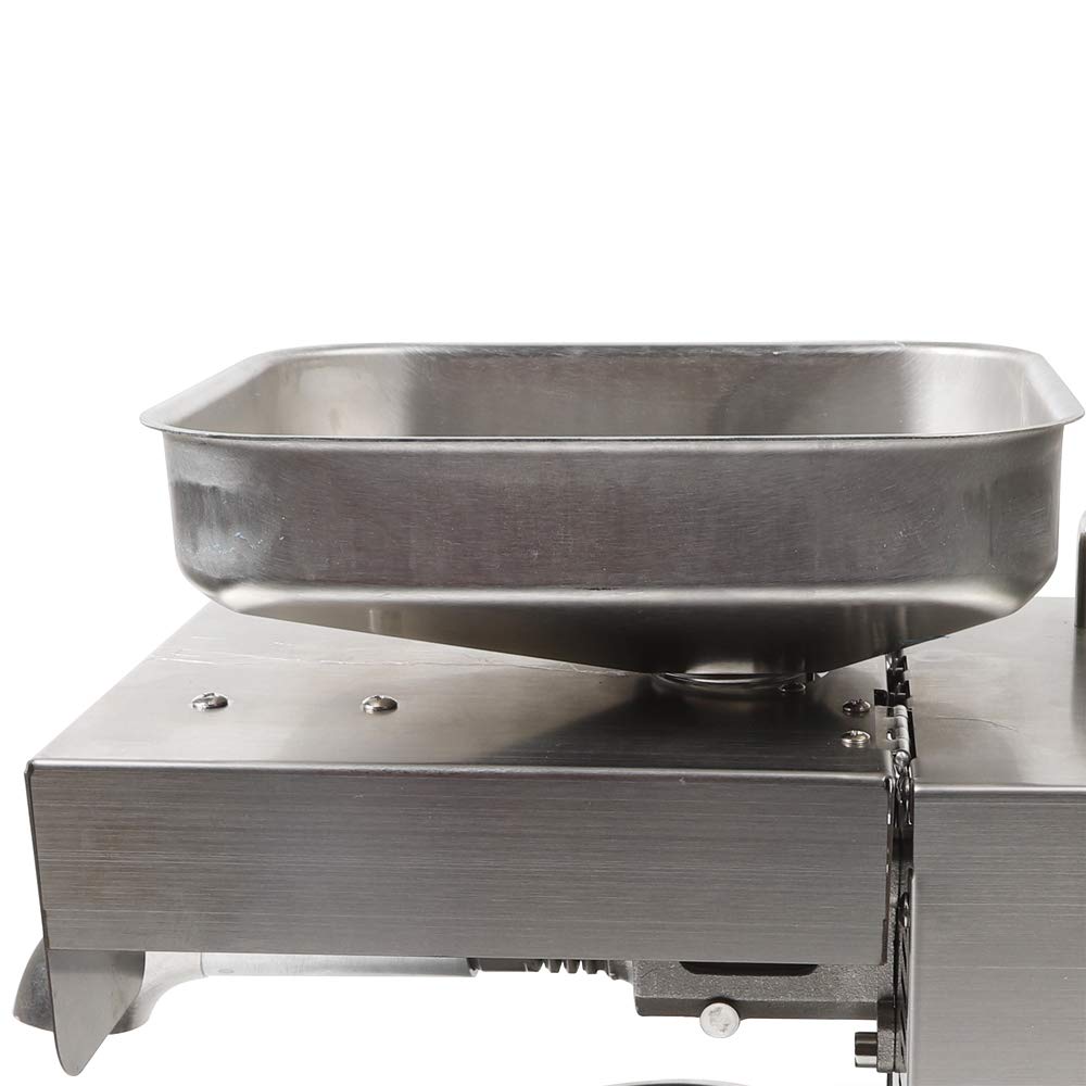 Pressa Olio Automatico Acciaio Inox Estrattore Olio Macchina di Estrazione di Olio Caldo/Freddo Commerciale Olio Press Macchina 610 w Per Semi Di Lino Arachidi Termostatico