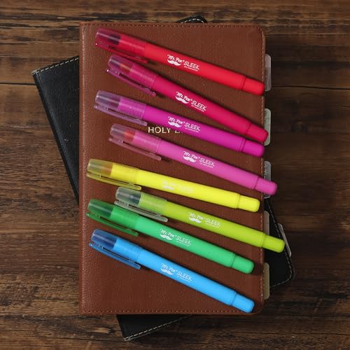Image of Mr. Pen- No Bleed Gel Highlighters, Vintage Colors, 8 Pack | Bible Highlighters and Pens No Bleed, Bible Markers for Study, Journaling, School Supplies and Accessories