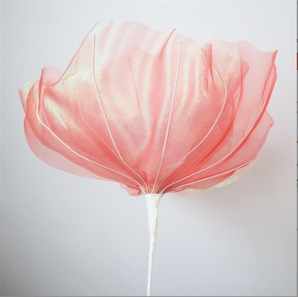 Fake Flowers for Wedding Decoration, Giant Artificial Flowers, Flowers for Wedding, Birthday Party, Home Decor, Photography Props, Mall Display(Color:Pink)