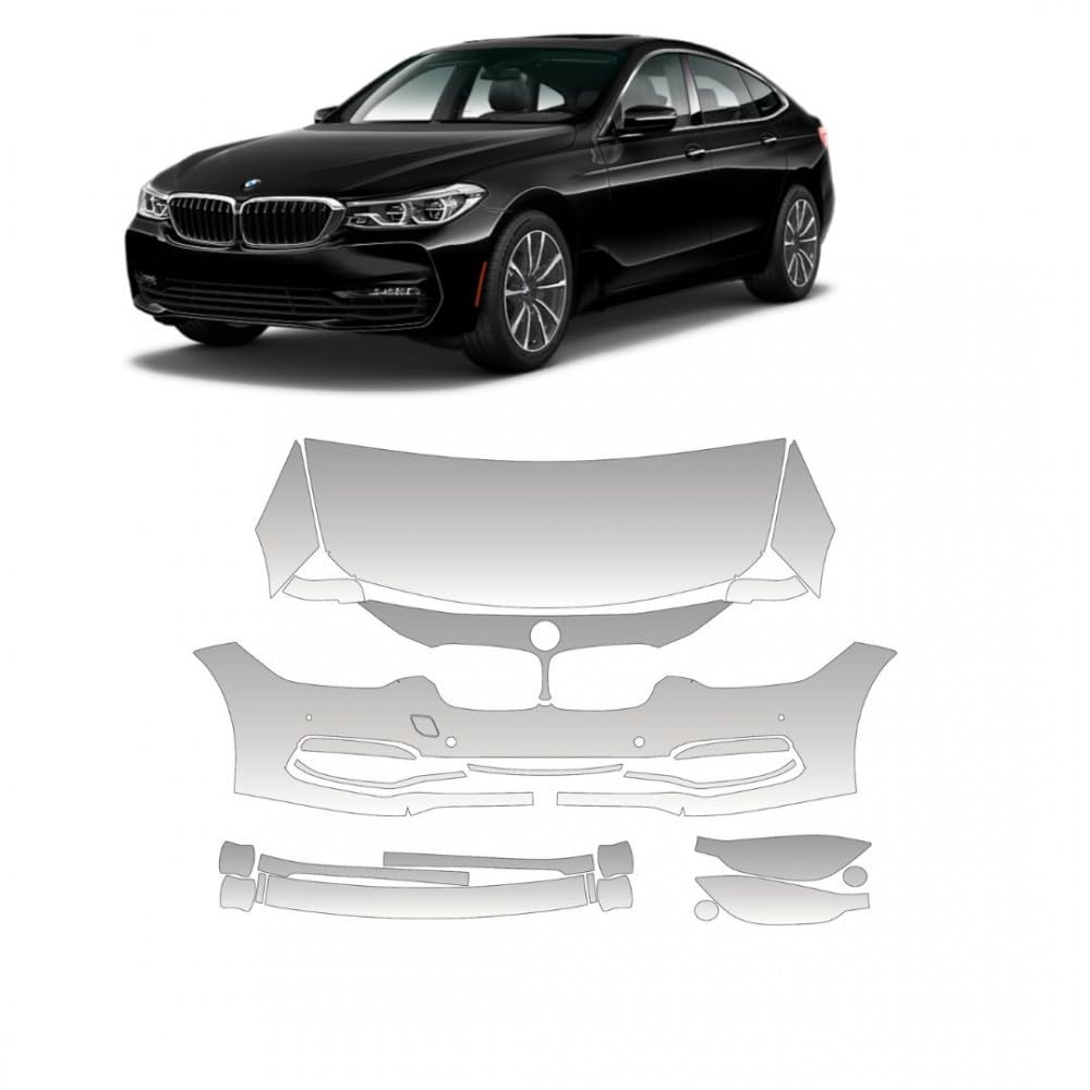 PPF Vinyl / Vinyl Protector/Pre-Cut PPF Szablony do samochodu STAR SAM Kompatybilny z BMW serii 3 (F30_Rest) Sedan 2015-2018 wersja 1