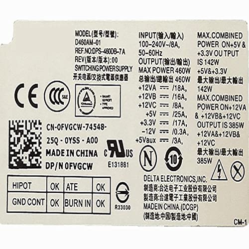 Fuente de alimentación ATX 460W D460AM-01 miniatura 4