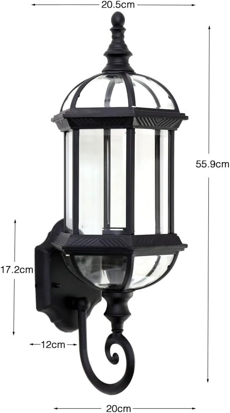 Applique Murale d'extérieur étanche en Aluminium moulé sous Pression, éclairage de Jardin européen E27 pour terrasse, Couloir, allée, éclairage de sécurité IP44