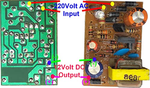 aear DIY AC to DC Power Supply Kit Convert 220Volt to 12Volt with PCB SMPS Modules, Ideal for Electronics Projects (Pack of 10) - Image 2