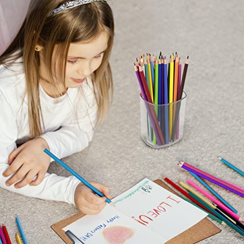 Porta Lápis e Caneta Jumbo, Organizador de Mesa Plástico para Materiais de Escritório, Porta Objetos
