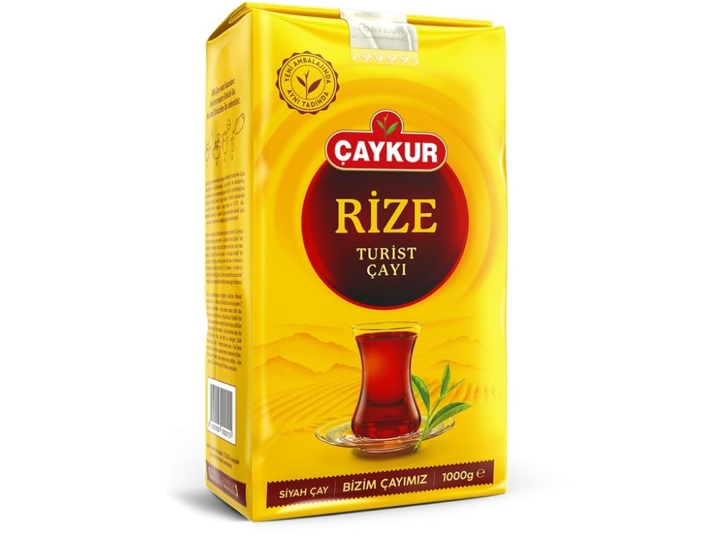 ÇAYKUR Rize Turist Black Tea, Authentic Turkish Loose Leaf Tea, Rich Aroma & Smooth Taste, Daily Rituals & Breakfast tea 1000gr / 35.2 Oz