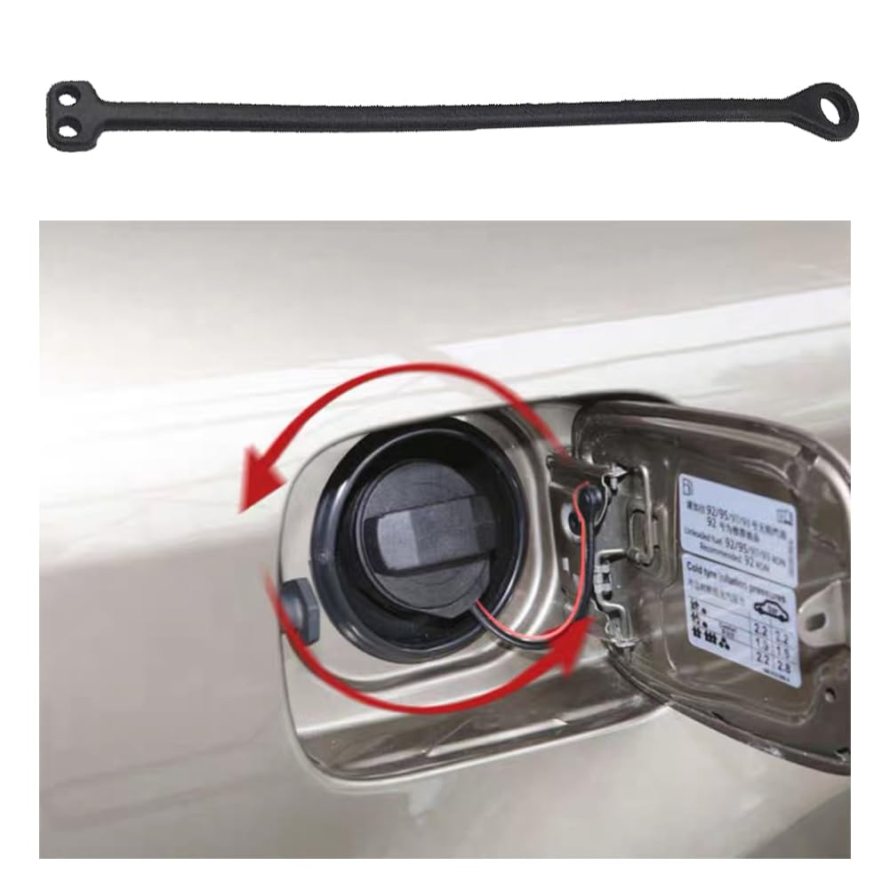 3 Set Cavo Tappo Serbatoio Universale - In Gomma Resistente, Per Volkswagen, Audi, Opel E Altri - Foto 5