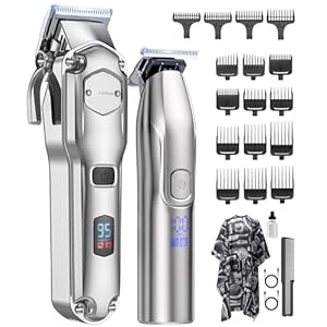 Jack & Rose Clippers and Trimmers Set, Cordless Hair Clippers for Men, Barber Clippers Set