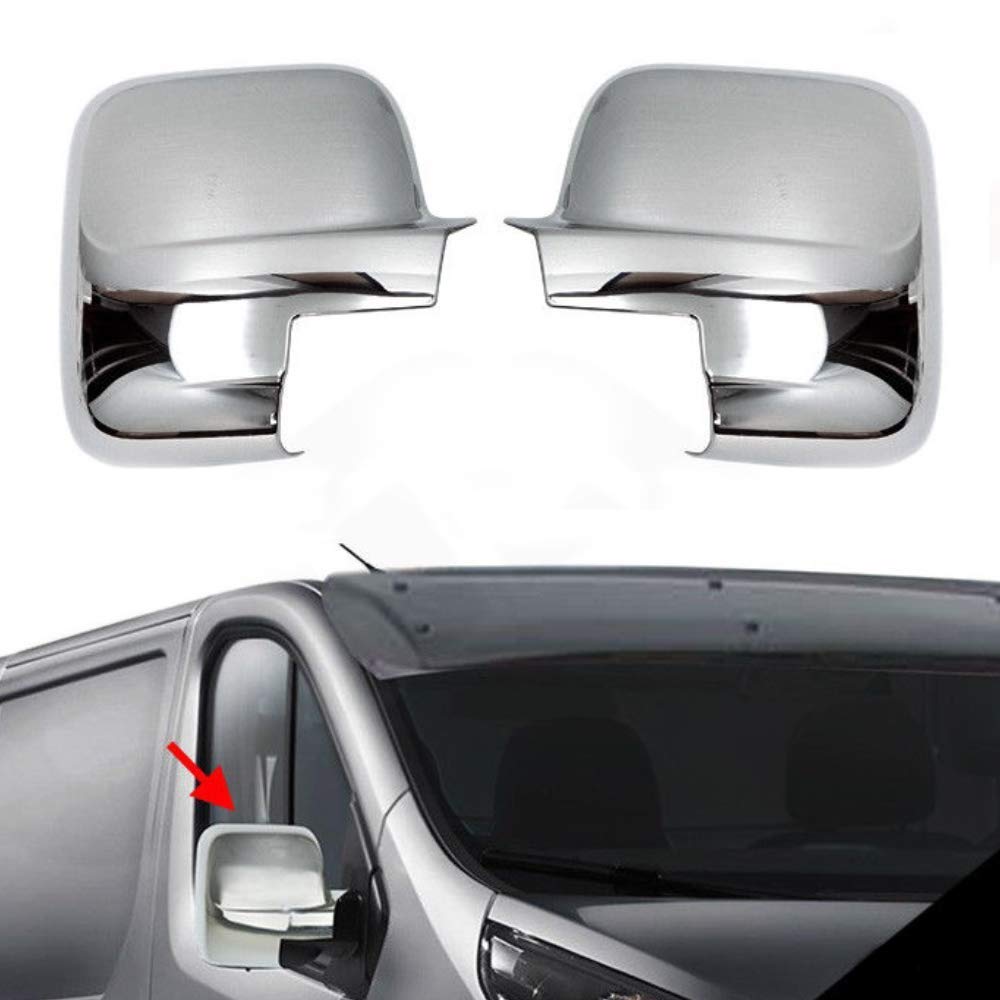 ABS Chrome Rétroviseur Housse pour Vivaro [ Deux Côtés ]