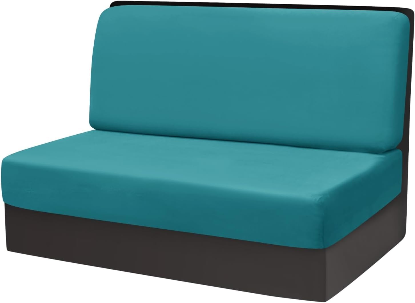 Housse de coussin de camping-car en velours chic pour banquette de caravane