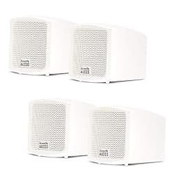 Acoustique Audio Aa321 W Montage Intérieur Enceintes 800 Watts Blanc Bookshelf Lot de 2 Paires Aa321 W-2pr - Les Beatles, Paul McCartney, John Lennon, RIngo Starr, George Harrison