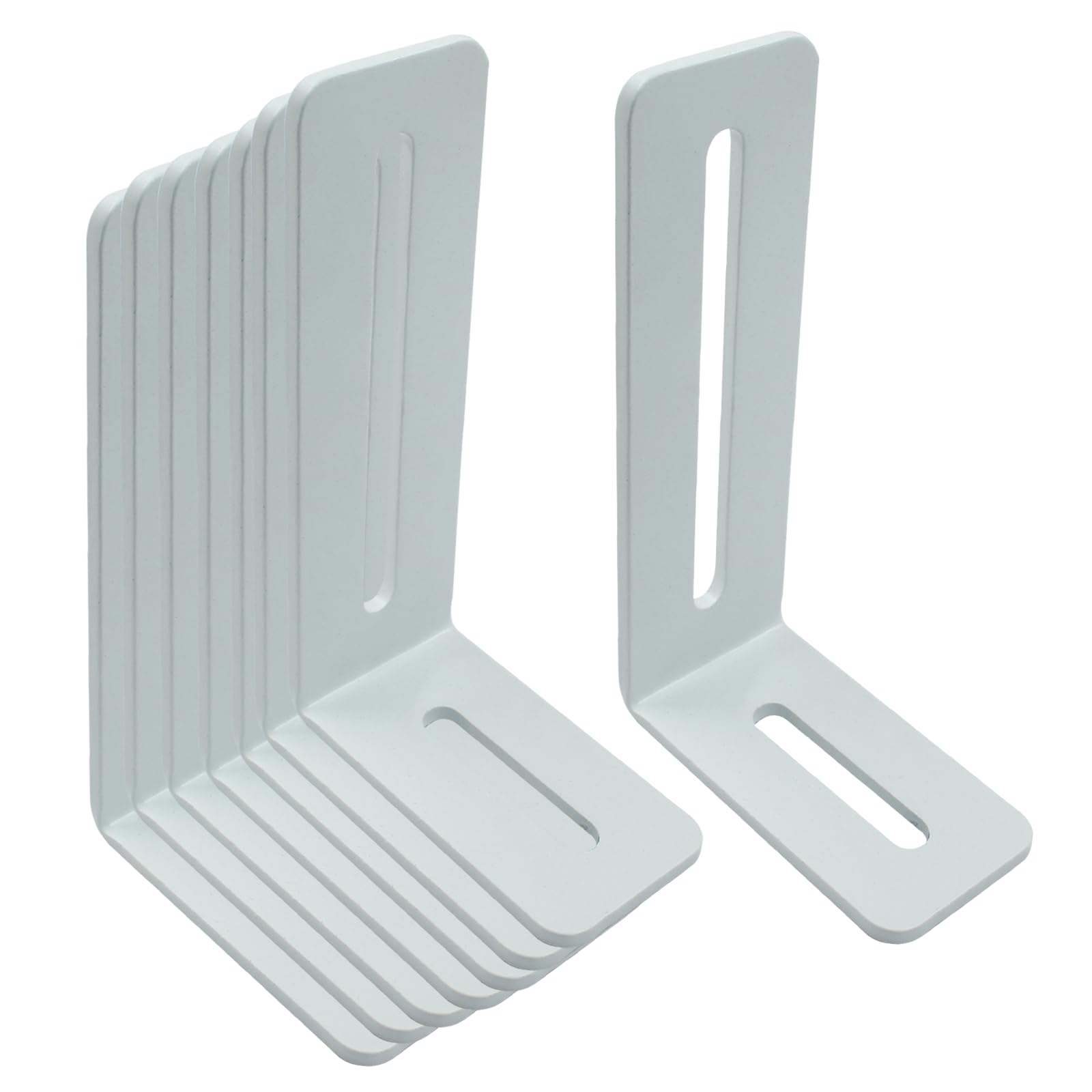 ブラケット 白 Amazon | Biaungdo 8個 ホワイト 調節可能 Lブラケット スロット