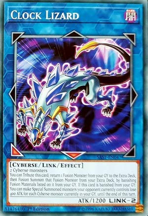 Yu-Gi-Oh! - Clock Lizard - SAST-EN047 - Savage Strike - First Edition - Common