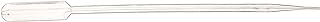 Globe Scientific 139050 LDPE Extra Long Transfer Pipet, Non-Sterile, 300mm Length, 23.0mL Capacity (Box of 100)