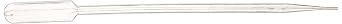 Globe Scientific 139050 LDPE Extra Long Transfer Pipet, Non-Sterile, 300mm Length, 23.0mL Capacity Box of 100