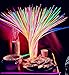 Glow Fever Glow Sticks Bulk 100ct 22'' Glow Necklaces with Connectors, Neon Light Sticks for Party Festivals Raves Concert Birthday Wedding, Multicolor