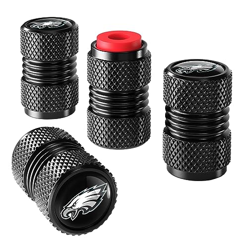 4PCS Tire Valve Stem Caps, Aluminum Tire Valve Cap Set, ...