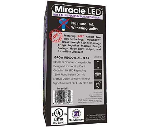 Miracleled 604595 Red & Blue 150W Grow Light Multi-Plant Red Blue, 1 Pack, Multi-Plant Red & Blue 150W #TOP2