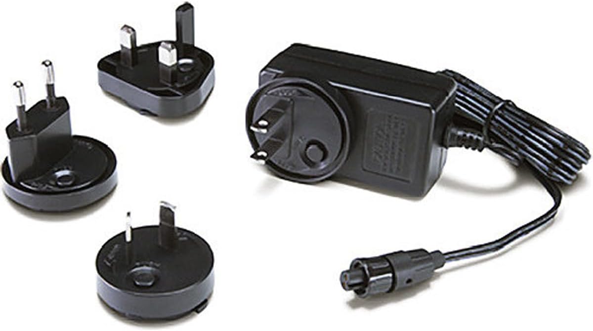 Three different international plug adapters for the AJA DWP Universal Power Supply