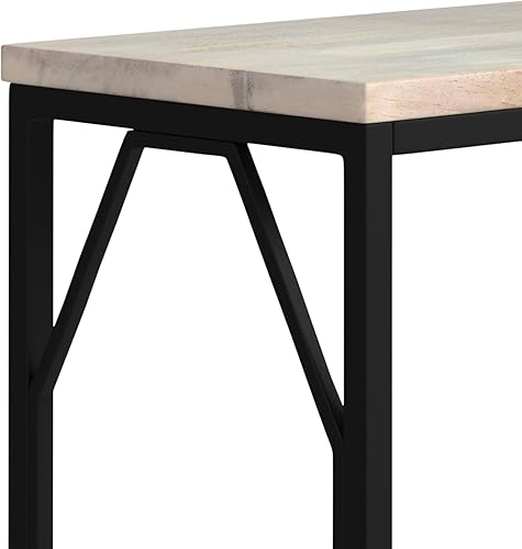 Miniatura 85 de SIMPLIHOME Preston - Mesa auxiliar de metal industrial moderna de 22 pulgadas de ancho en cobre antiguo, totalmente montada para la sala de estar y