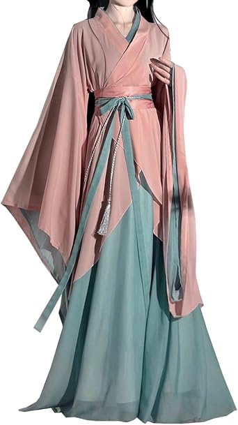 Ez-sofei Women Chinese Traditional Ancient Hanfu Dress Stage Performance Cosplay Costumes