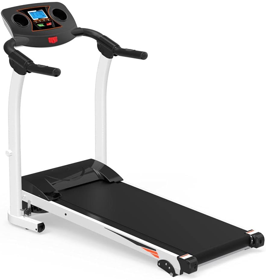 1200W Smart Electric Folding Treadmill– Easy Assembly Electric Treadmill Folding Motorized Running Machine with Favorite music5 LED Display12 Preset Programs