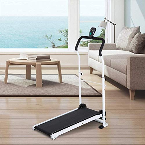 Electric Folding Treadmill with LCD Display and Pad Holder, Compact Running Jogging Machine for Home - Afbeelding 5